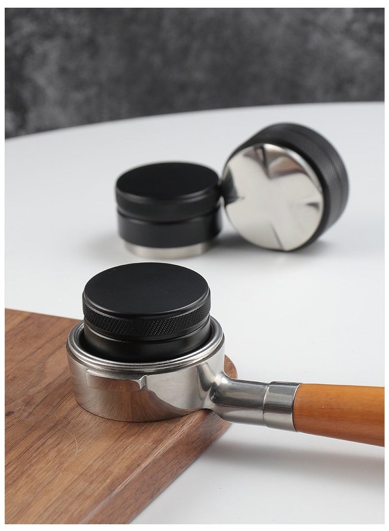 Premium 51mm Espresso Coffee Distributor & Leveler – Black Professional Coffee Grounds Tool for Even Extraction - Image 5